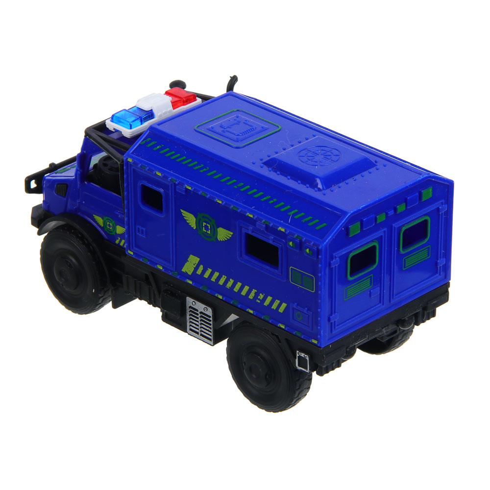 ИГРОЛЕНД Грузовик Городская спецслужба, инерция, РР, 12,6х6,4х8 см, 3 дизайна, арт.№ 292-419