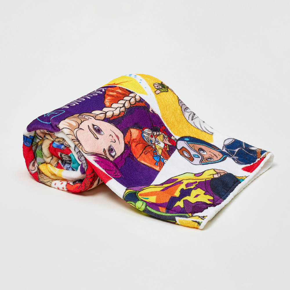 BY Русские супергерои Плед микрофибра, 130х150см, 240гр/м, комиксы, арт.№ 486-041