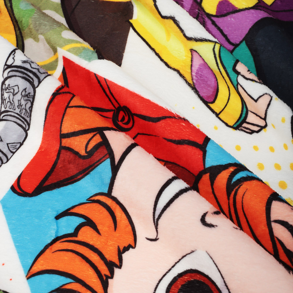 BY Русские супергерои Плед микрофибра, 130х150см, 240гр/м, комиксы, арт.№ 486-041