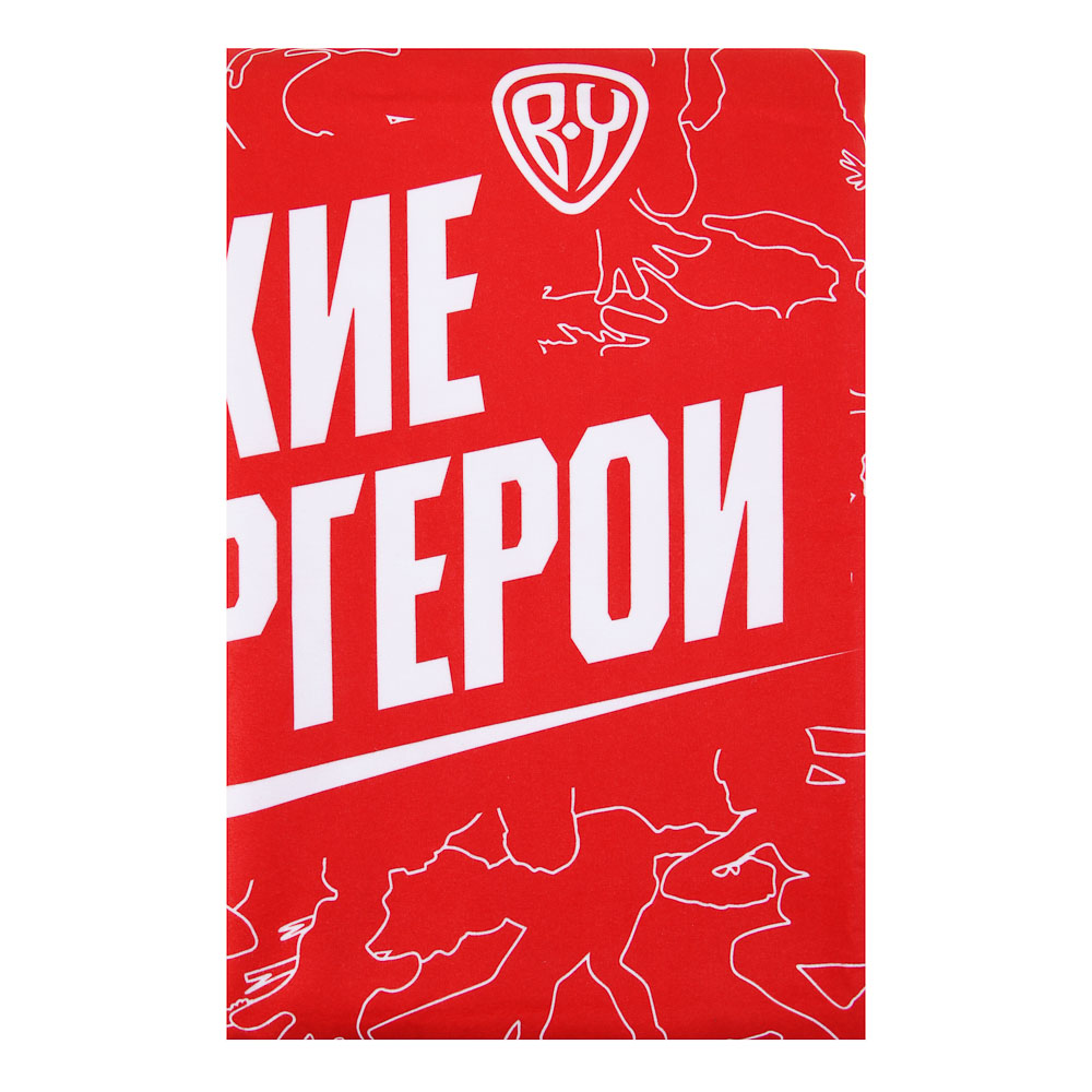 BY Русские супергерои Полотенце быстросохнущее из микрофибры 70х150см, 200гр/м, красный, арт.№ 484-170