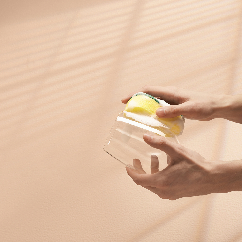 Губки для уборки с чистящим слоем тм VETTA, 3 шт, 7х10,5х2,5см, поролон, абразив, арт.№ 441-029