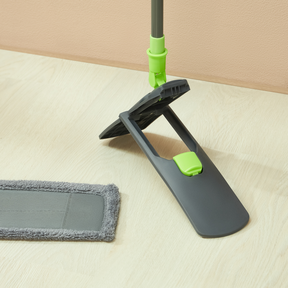 Швабра со смен. насадкой тм VETTA Классик, ручка телескоп. 120 см, окраш.металл, микрофибра, арт.№ 444-343