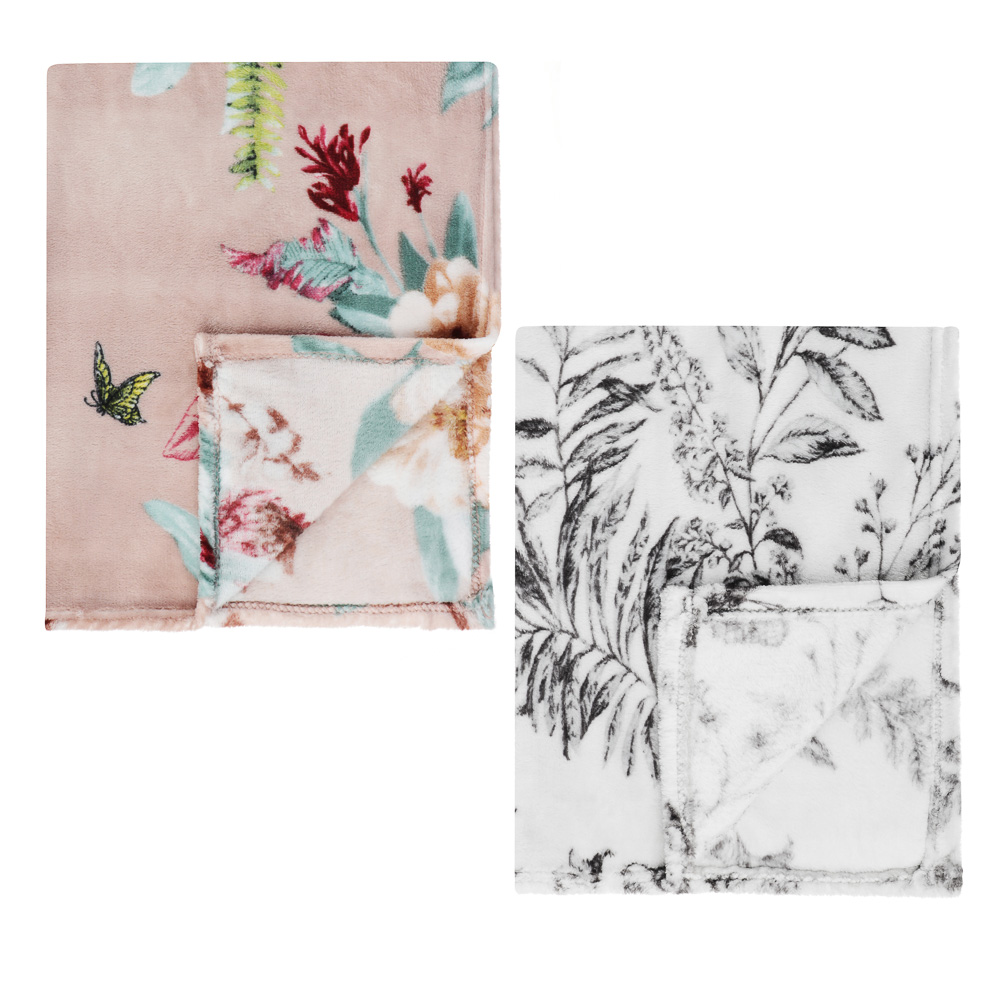 PROVANCE Плед, микрофибра, 150х200см, 180гр/м, "Фантазия", 2 дизайна, арт.№ 486-067