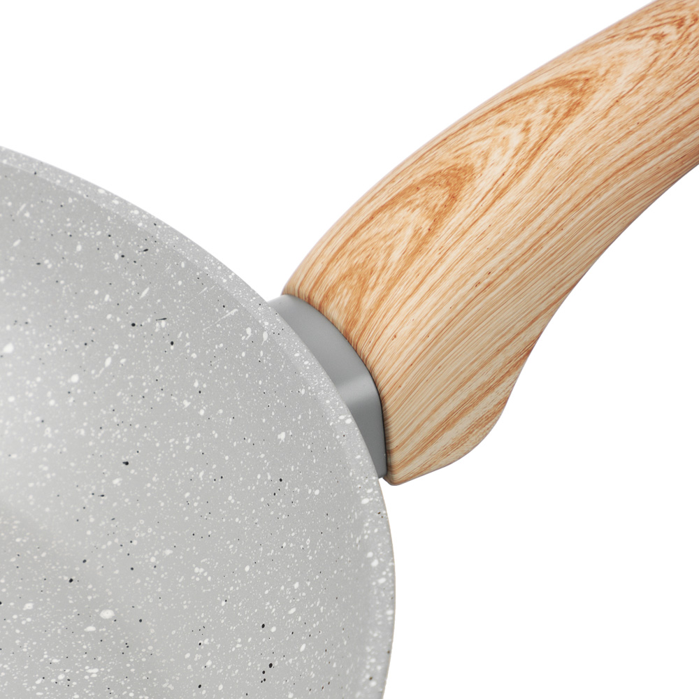 SATOSHI Берг Сковорода литая d26см, антипригарное покрытие Мрамор, индукция, арт.№ 846-737