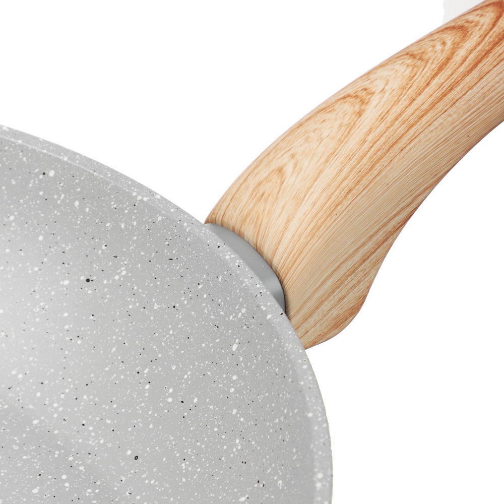 SATOSHI Берг Сковорода литая d28см, антипригарное покрытие Мрамор, индукция, арт.№ 846-738