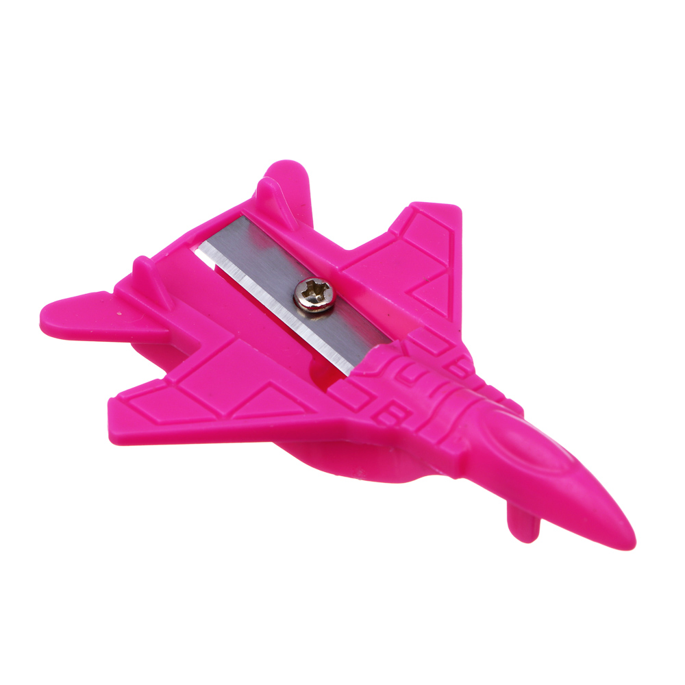 Точилка в форме машинки и самолета, 2 диз., 4 цвета, 1 отверстие, арт.№ 576-066