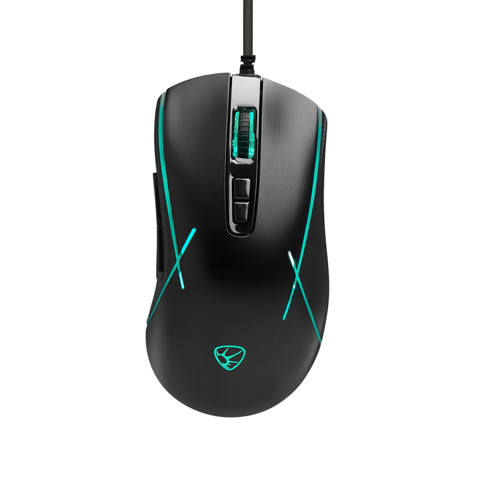 BY Игровая мышь проводная Rifle 7000dpi,7D,A725F,RGB,220см, арт.№ 405-051