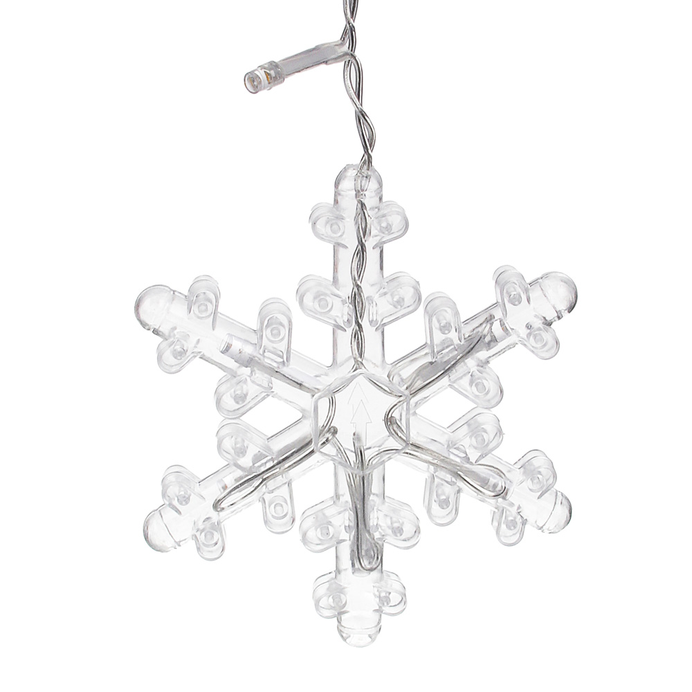 Гирлянда бахрома 3х1 м СНОУ БУМ, 152 LED, постоянное свечение шампань, ПВХ прозрачный, коннектор, 220В, арт.№ 382-043