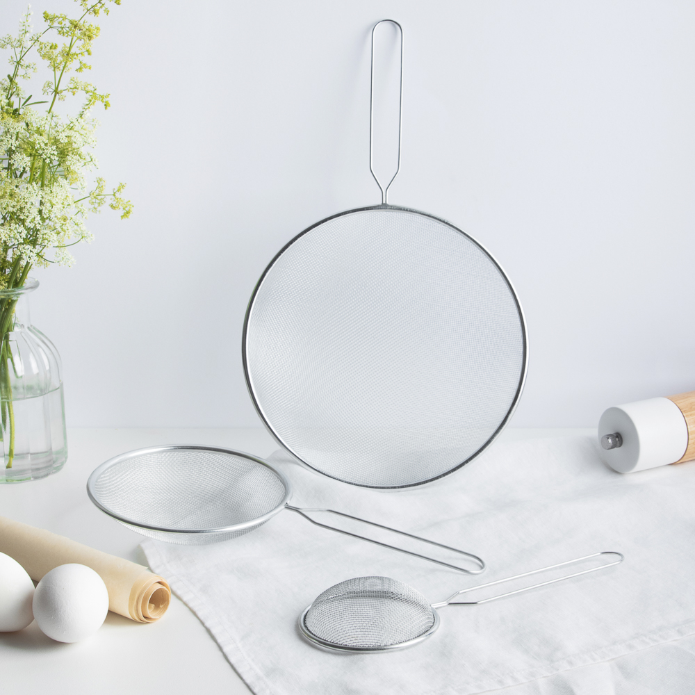 Сито с ободом и ручкой 8см, металл, арт.№ 886-061