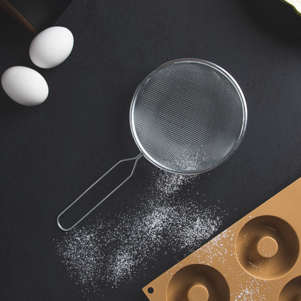 Сито с ободом и ручкой 14см, металл, арт.№ 886-062