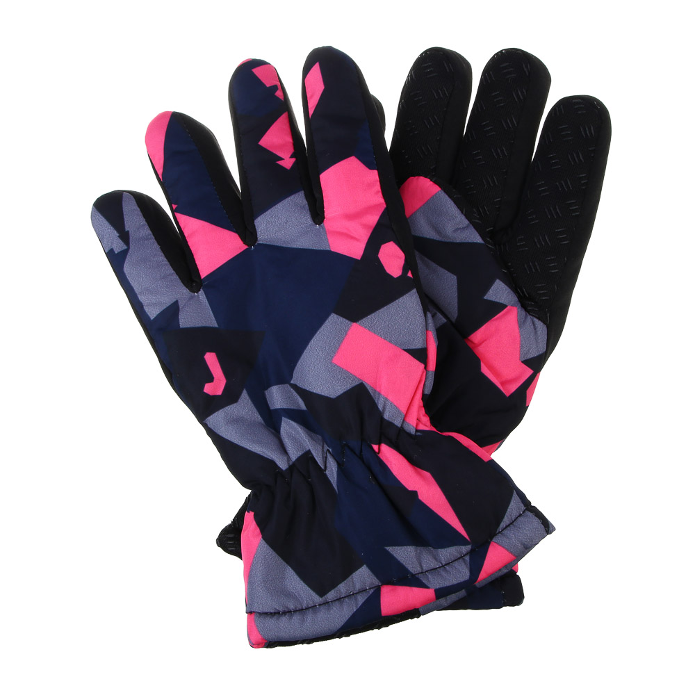 GALANTE Перчатки подростковые утепленные, р.16, 100% полиэстер, разноцветные, ОЗ25-30, арт.№ 363-446