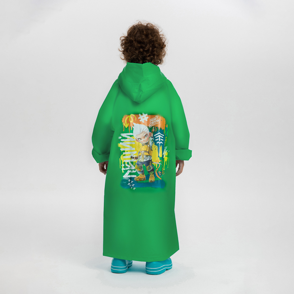 BY Русские Супергерои Дождевик детский 87x54см Леший, EVA 140мкм, 6+, арт.№ 188-021