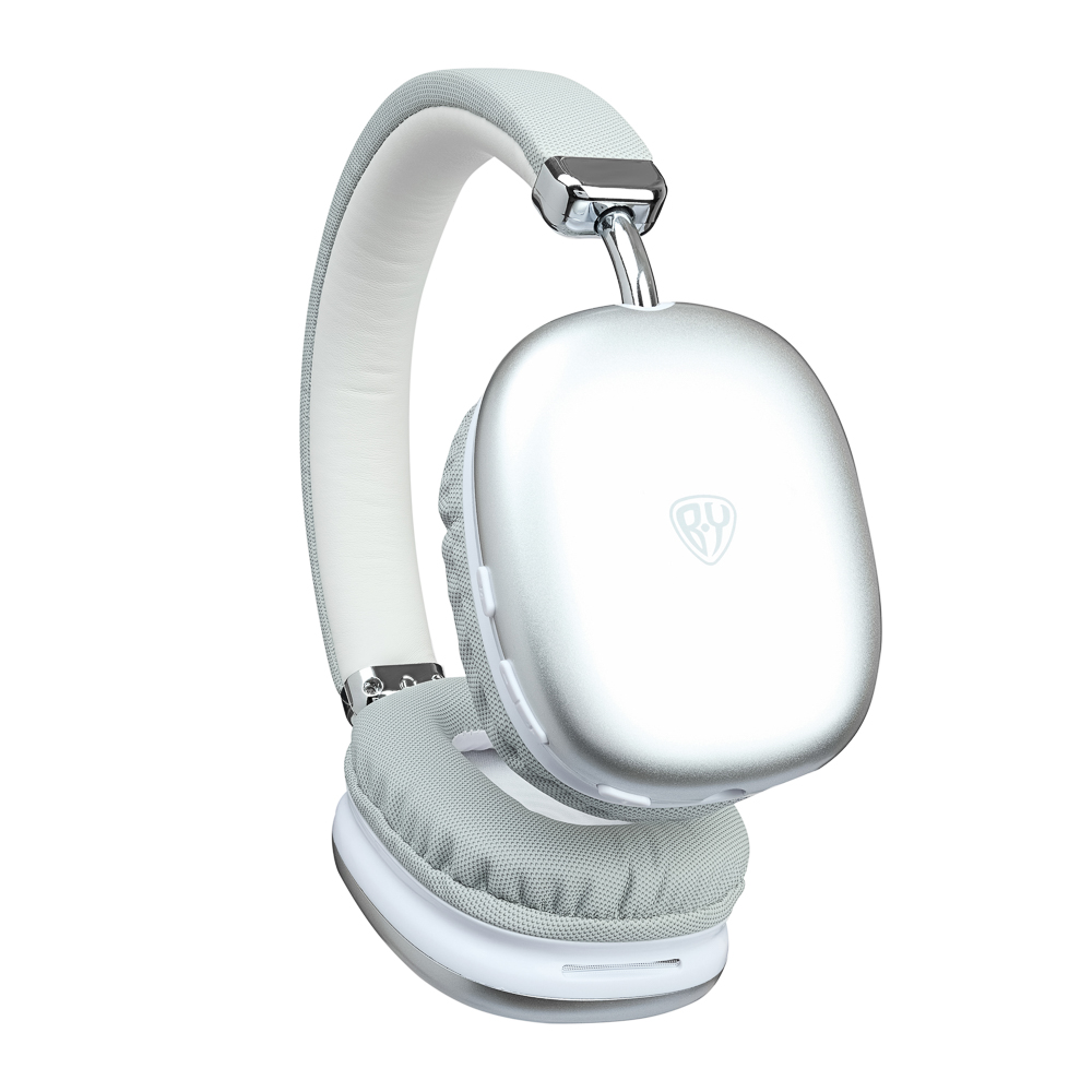 Наушники беспроводные полноразмерные BY CrystalPods, 400мАч, BT5.3, серебро, арт.№ 410-098