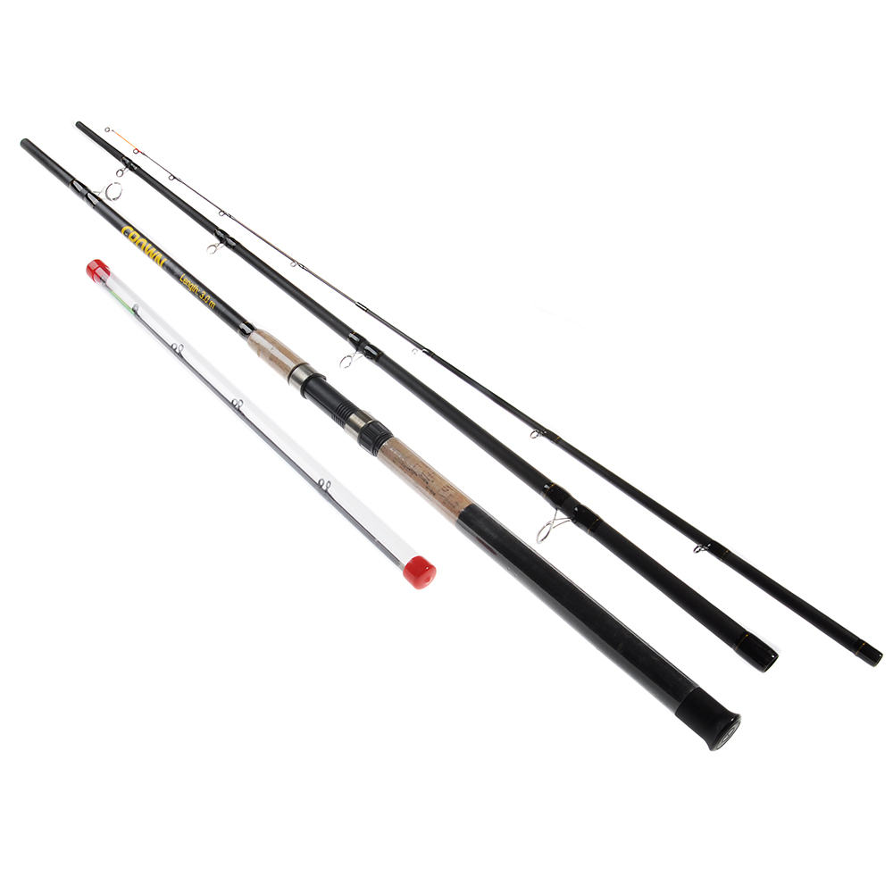 Удилище фидерное "Краун" тм AZOR FISHING, 3 сост, файбергласс, 3,9м, 50-100 гр, в компл. 3 вершинки, арт.№ 149-133