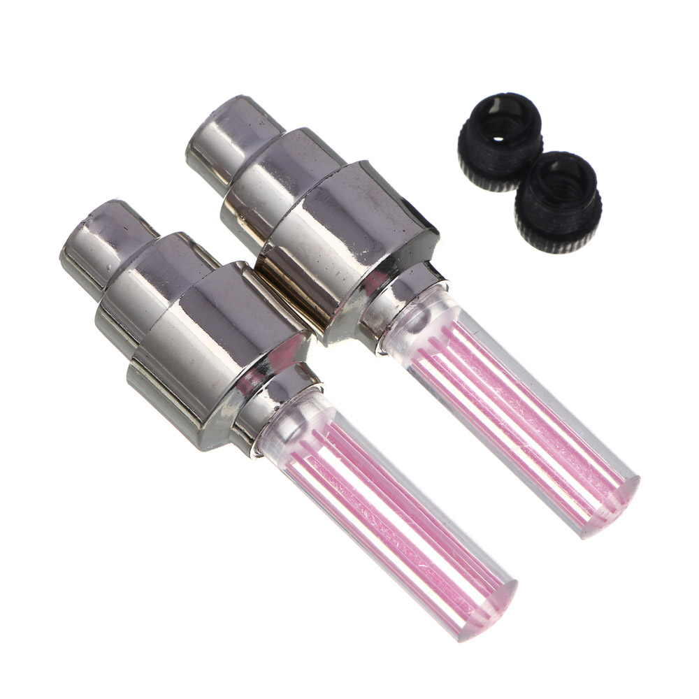 РОКОТ Набор 2шт колпачков на ниппель светящихся при движении, красный, арт.№ 754-046