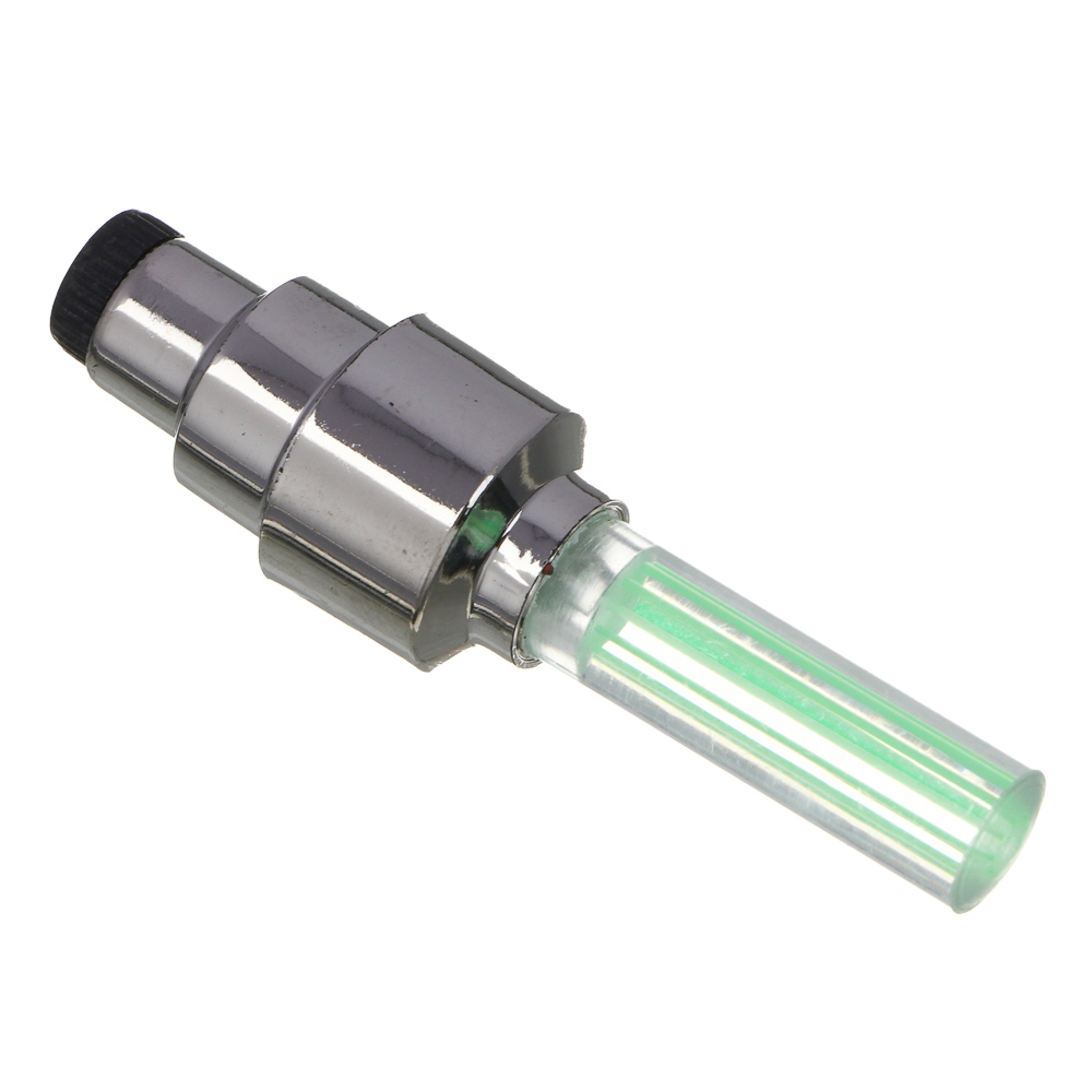 РОКОТ Набор 2шт колпачков на ниппель светящихся при движении, зеленый, арт.№ 754-048