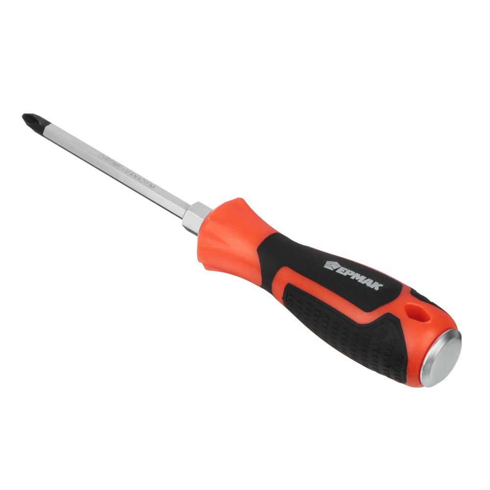 ЕРМАК Отвертка под ключ PH2x100мм, ударный затыльник, арт.№ 651-264