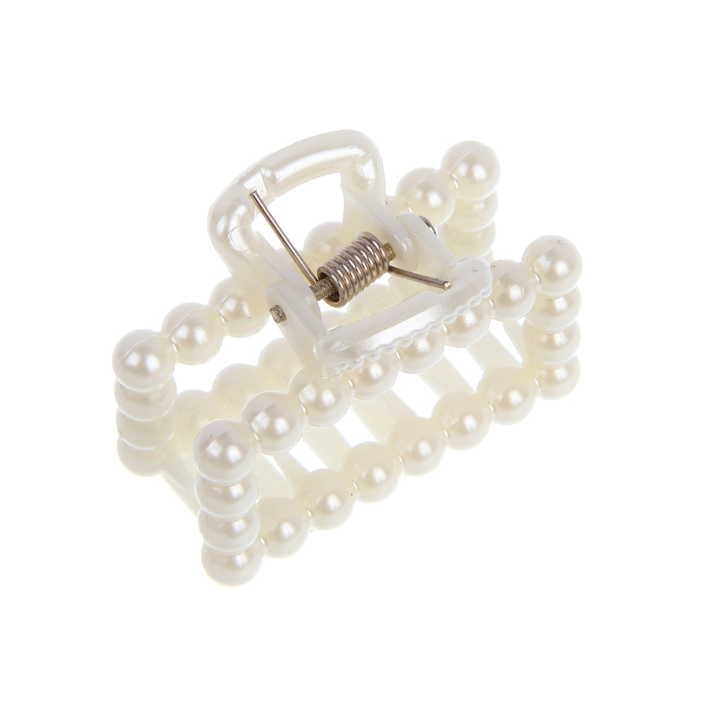 Краб для волос, тм ЮНИLOOK, 4см, полистирол, 6 дизайнов, #11, арт.№ 321-407