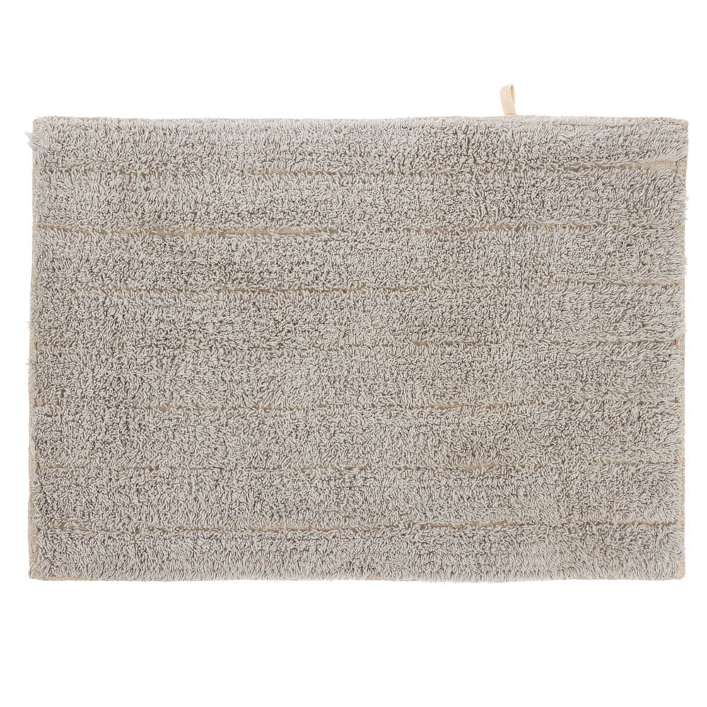 Коврик для ванной 40х60см Delhi серый, хлопок, SWM-6000-GR-B, арт.№ 462-820