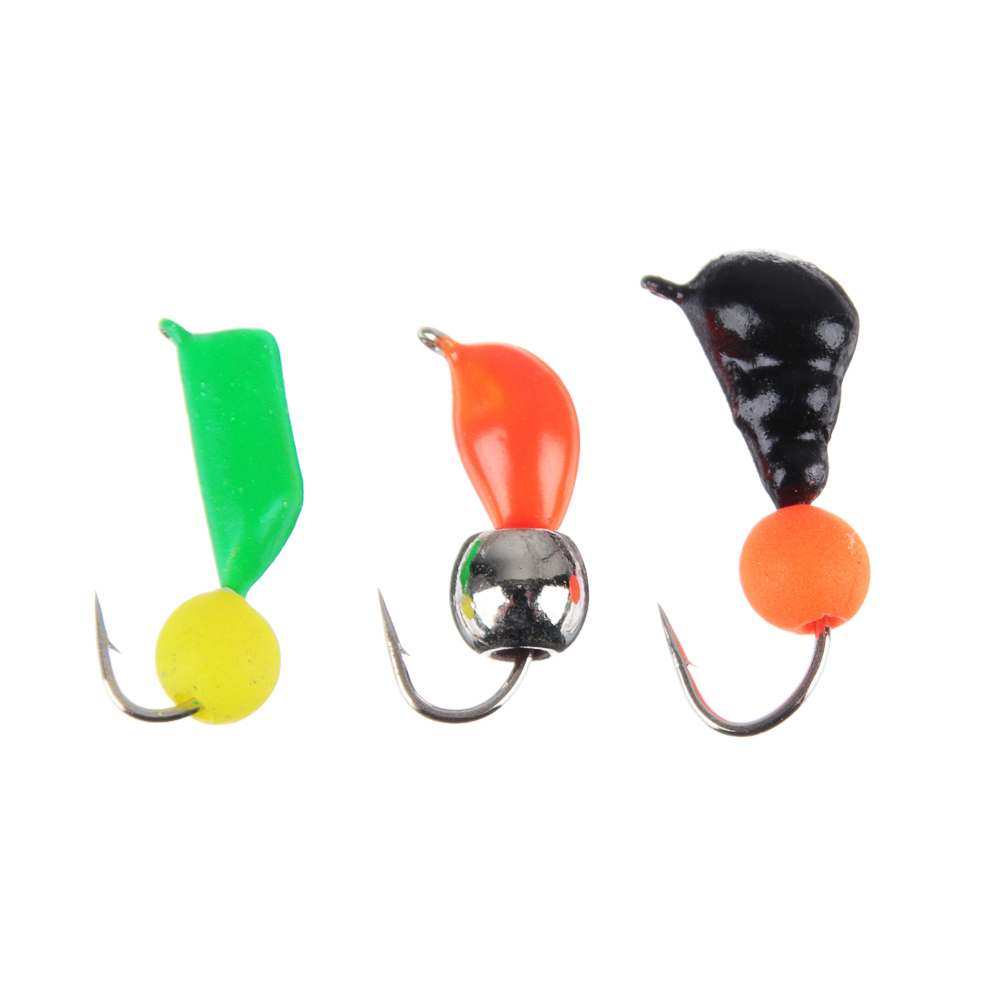 AZOR FISHING Набор свинцовых безносадочных мормышек Муравей, Столбик, Банан, вес 0,7г, арт.№ 125-099