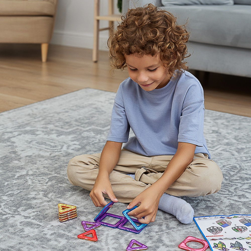 BY Education Конструктор магнитный "Мои первые магниты", 14 деталей, PS ,ABS, 16,5х14,5х6,5см, арт.№ 859-065