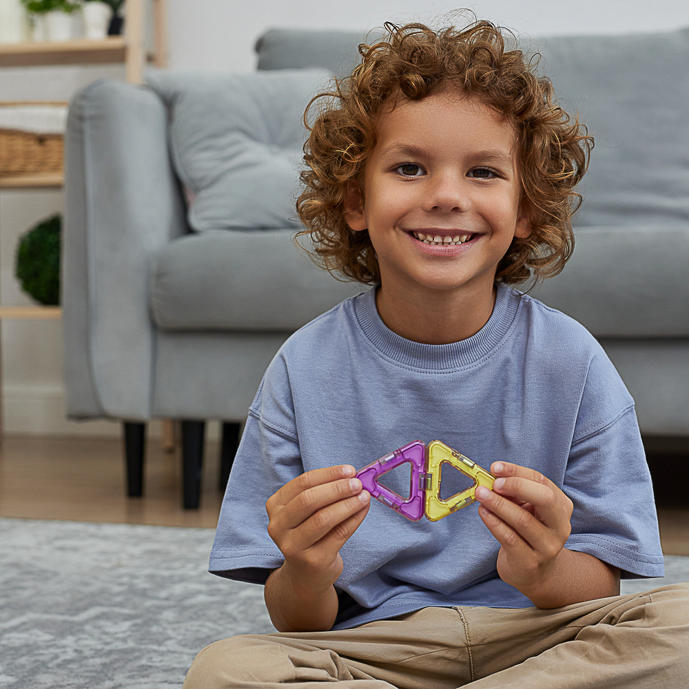 BY Education Конструктор магнитный "Мои первые магниты", 14 деталей, PS ,ABS, 16,5х14,5х6,5см, арт.№ 859-065