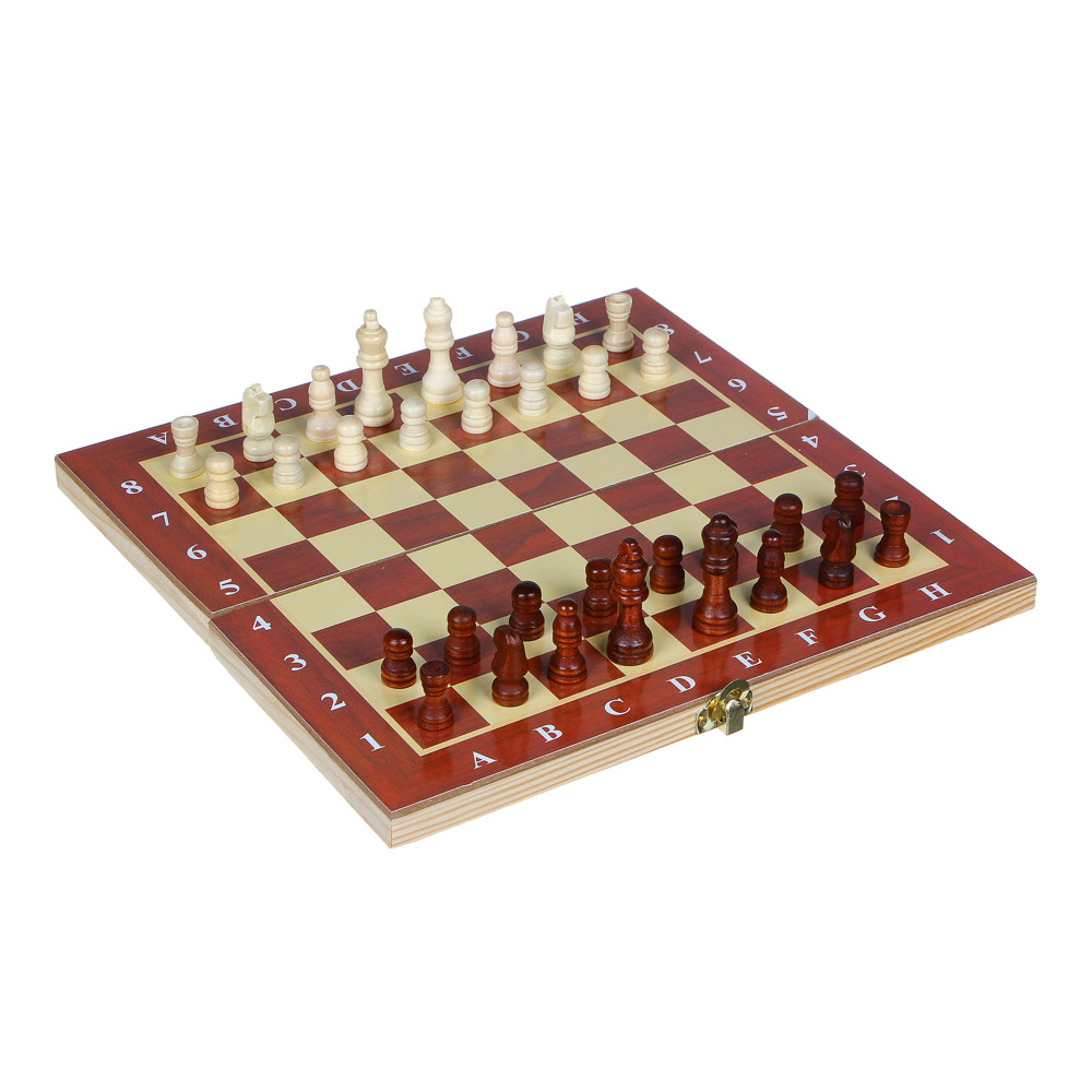 Рыжий Настольная игра, шахматы, дерево, пластик, 29х29см, 1, арт.№ 512-046