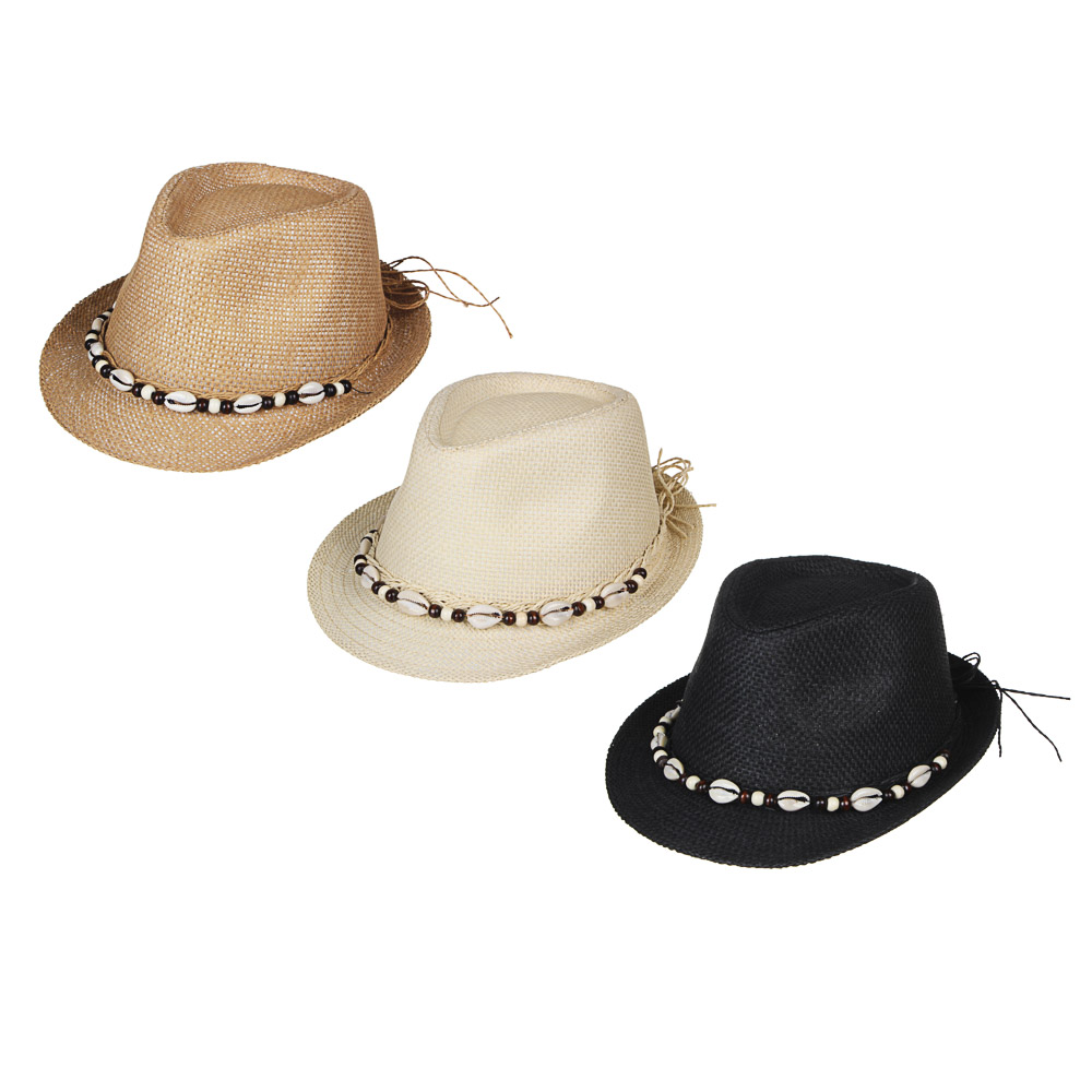 GALANTE Шляпа для взрослых, 100% целлюлоза, р-р 56-58, 3 цвета, ШЛ20-27, арт.№ 314-544