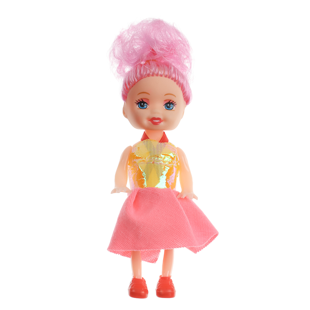 ИГРОЛЕНД Кукла шарнирная 28 см с дочками и акс., PVC, ABS, полиэстер, 23х6х32 см, арт.№ 436-179