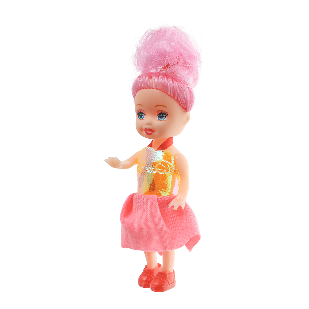 ИГРОЛЕНД Кукла шарнирная 28 см с дочками и акс., PVC, ABS, полиэстер, 23х6х32 см, арт.№ 436-179