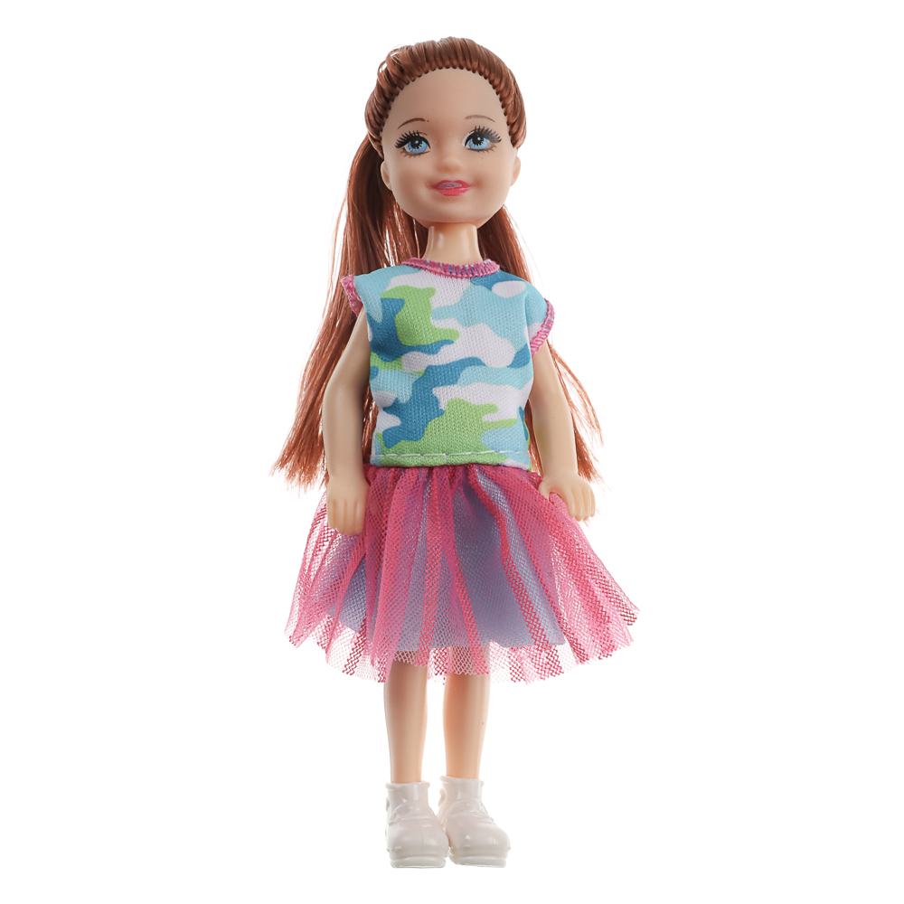 ИГРОЛЕНД Кукла шарнирная 28 см с дочками и акс., PVC, ABS, полиэстер, 23х6х32 см, арт.№ 436-179