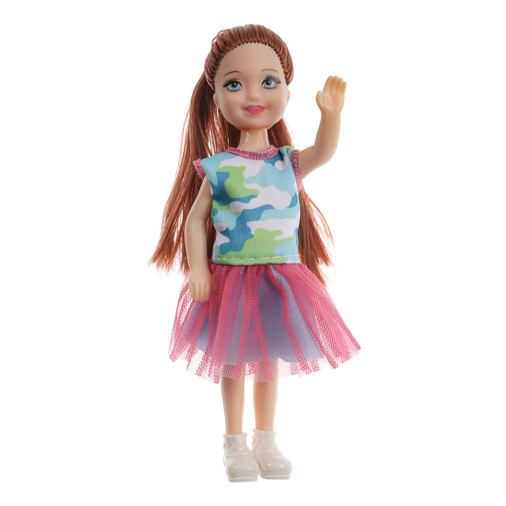 ИГРОЛЕНД Кукла шарнирная 28 см с дочками и акс., PVC, ABS, полиэстер, 23х6х32 см, арт.№ 436-179