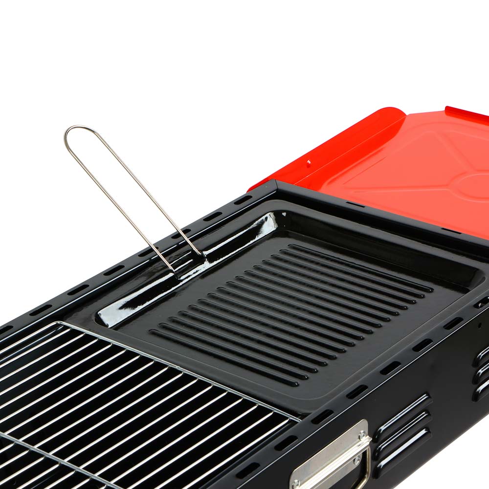 GRILLBOOM Мангал портативный, складной, 120х31х62см, рабочая поверхность 66х30см, железо, арт.№ 103-085