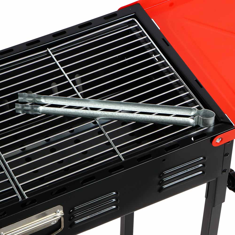 GRILLBOOM Мангал портативный, складной, 120х31х62см, рабочая поверхность 66х30см, железо, арт.№ 103-085