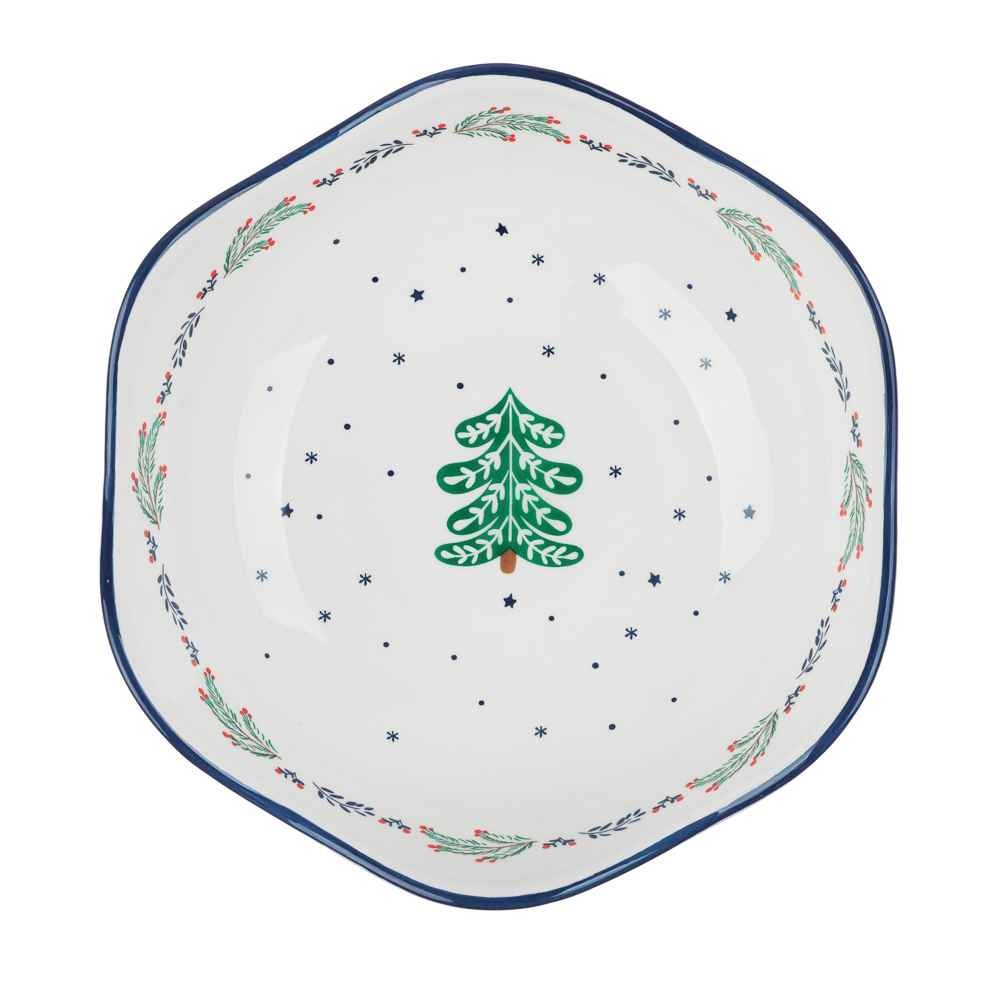 MILLIMI Нордик Салатник, 21,5х7,5см, керамика, арт.№ 820-691