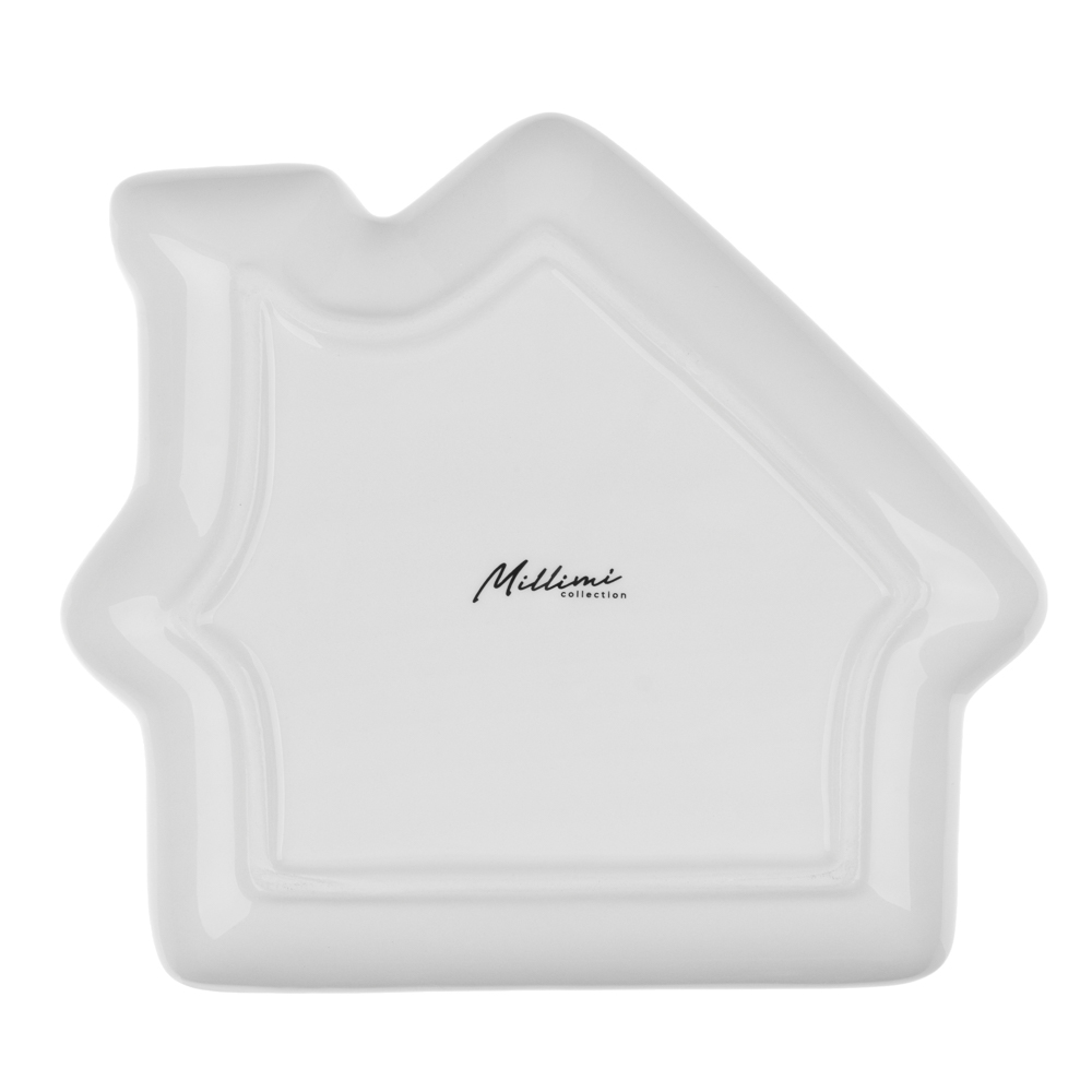 MILLIMI Щелкунчик Блюдо в форме домика, 20х18х3см, керамика, арт.№ 820-703