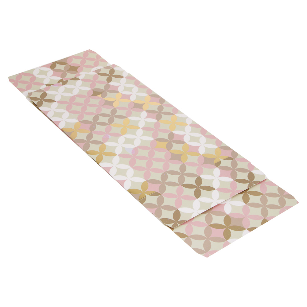 Коробка складная 27x20,5x6,8см, бумага, 4 дизайна, арт.№ 207-241