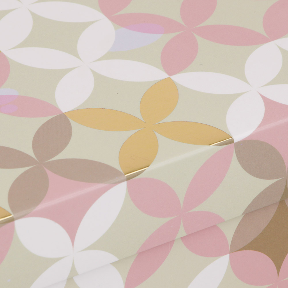 Коробка складная 27x20,5x6,8см, бумага, 4 дизайна, арт.№ 207-241