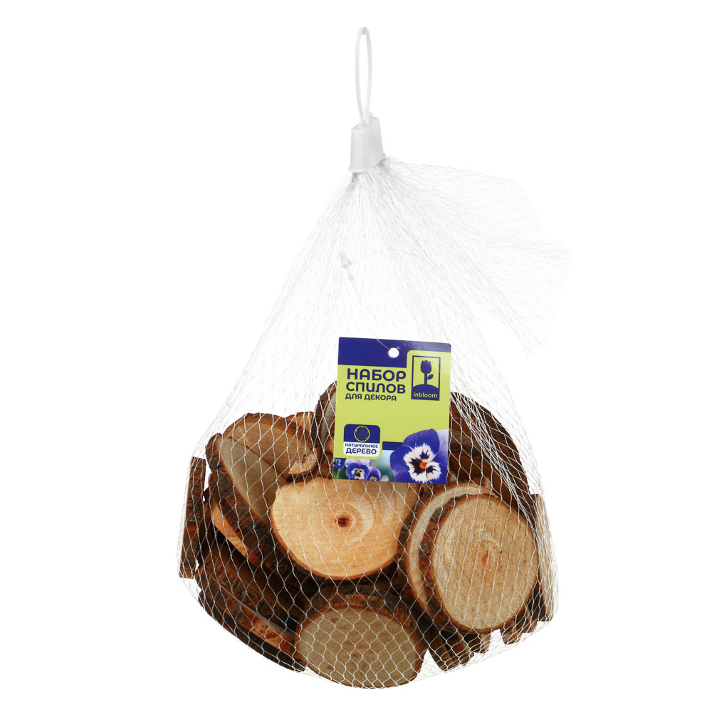 INBLOOM Набор спилов для декора 5-6см, 300 г, арт.№ 153-166