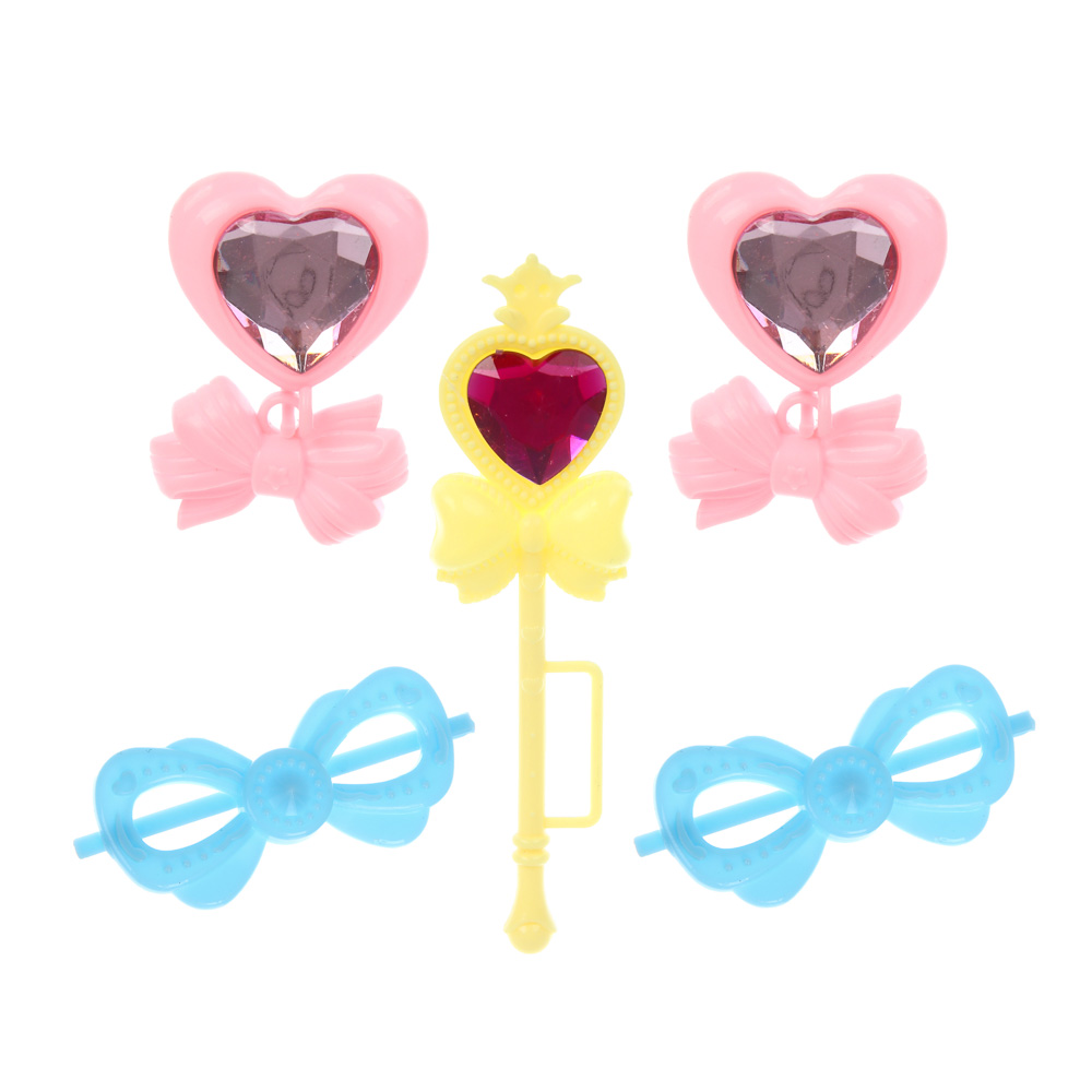 Кукла 15 см с акс. в пакете, PP, PVC, тм ИГРОЛЕНД, арт.№ 267-962