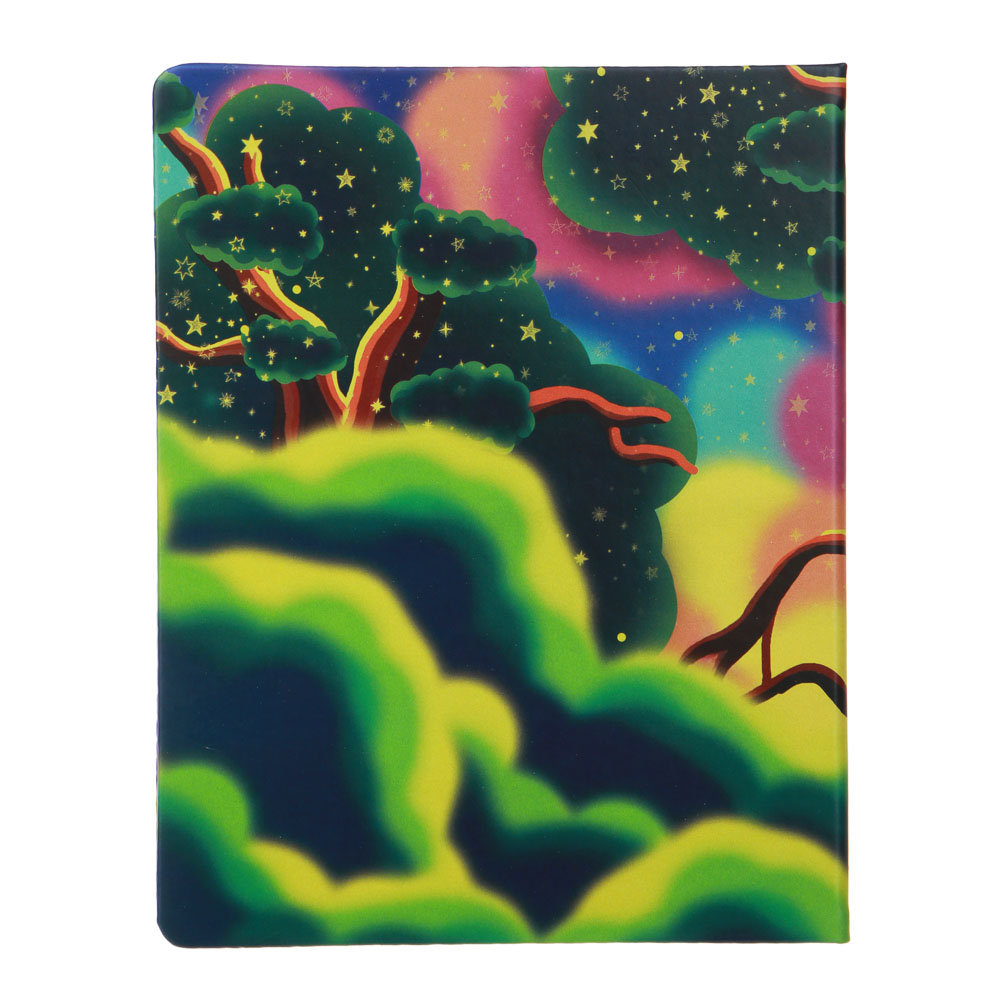 Дневник школьный 48 листов формат А5+ "Девочка с подарком", 20,8х16,5 см, твердая обложка, искусственная кожа с цветной печатью, закладка, арт.№ 564-042