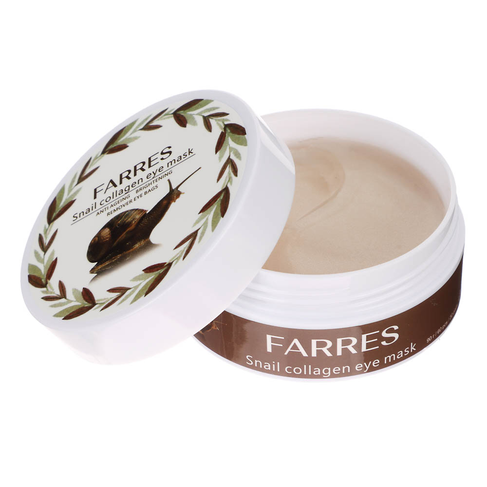 Патчи для глаз с экстрактом улиточного муцина 60 шт тм Farres 90,0 г, арт.№ 330-621