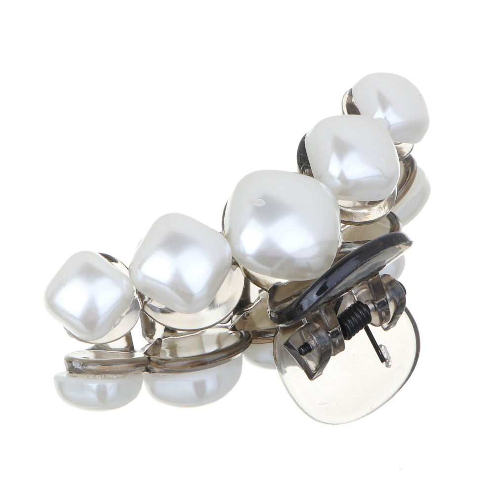 Краб для волос ЮНИLOOK, 7см, пластик, 2 дизайна, ACS-41, арт.№ 321-013