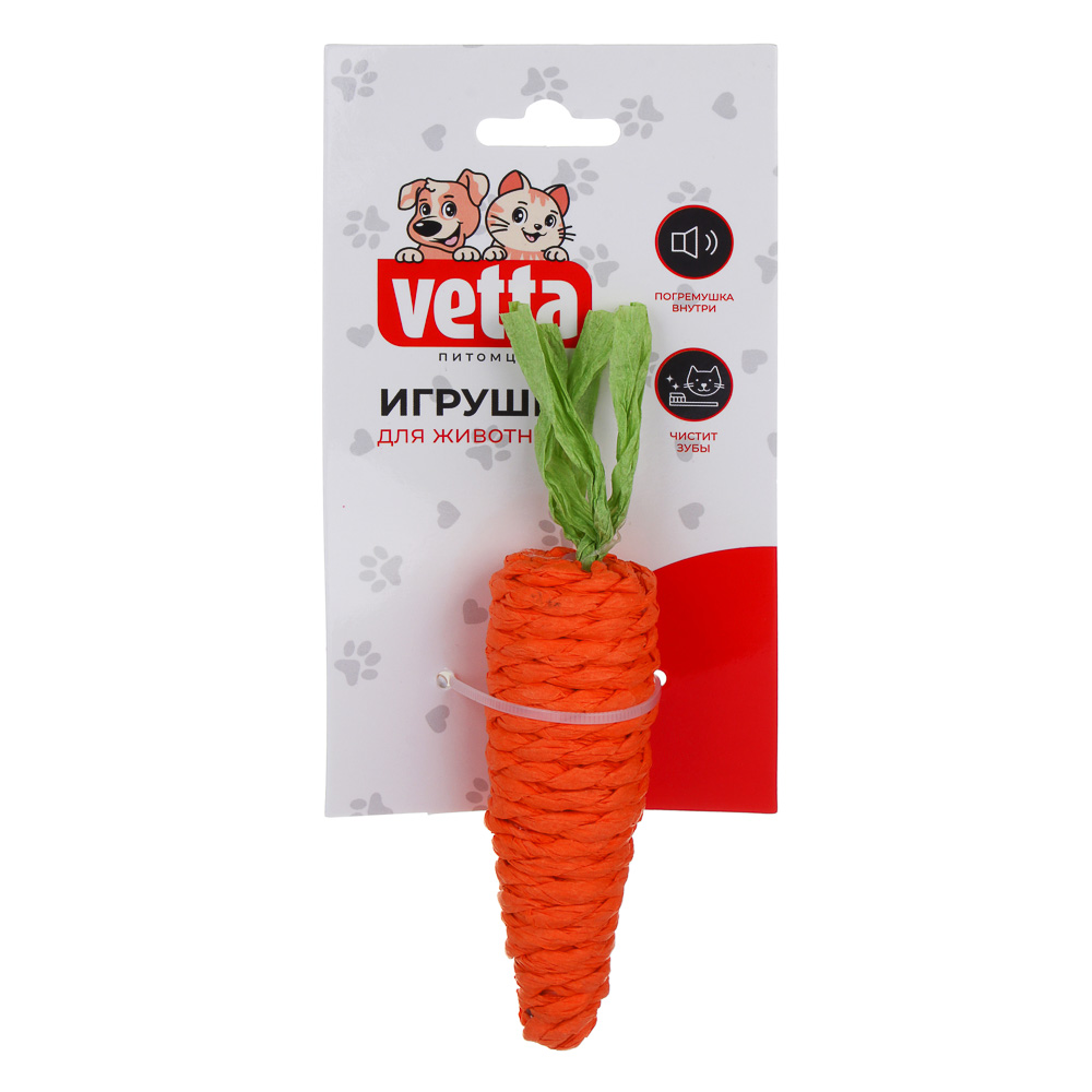 VETTA Игрушка для домашних животных, бумажная веревка, 8,5х3 см, арт.№ 273-443