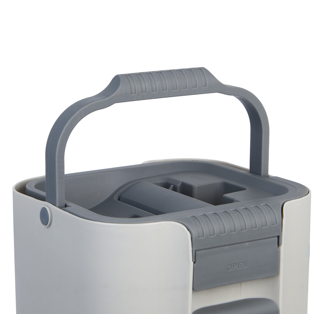 Набор для уборки с отжимом и смен.насадк. тм VETTA, 32х124см, доп.насад., ведро 12л, пласт., металл, арт.№ 407-095