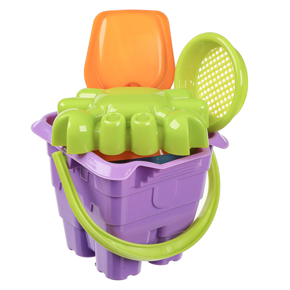 Набор для игры в песке, 6 предметов, ИГРОЛЕНД, для детей 3+, арт.№ 430-133