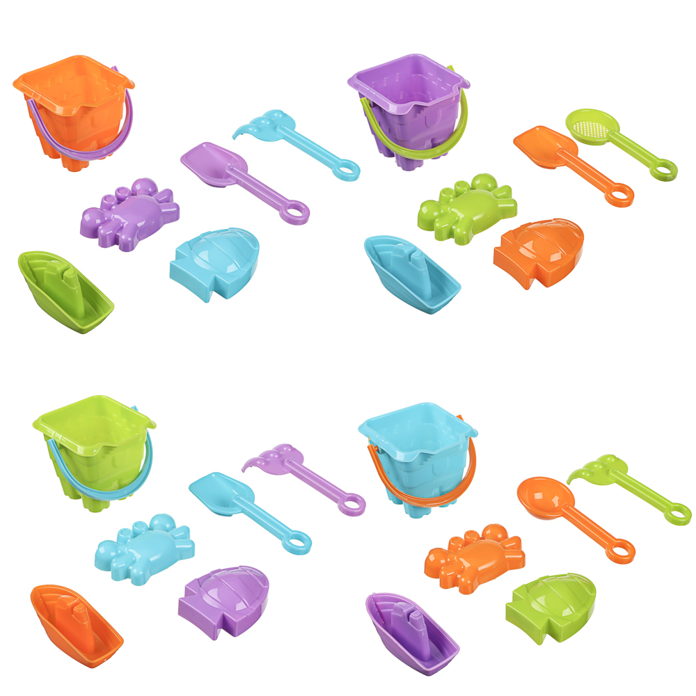 Набор для игры в песке, 6 предметов, ИГРОЛЕНД, для детей 3+, арт.№ 430-133