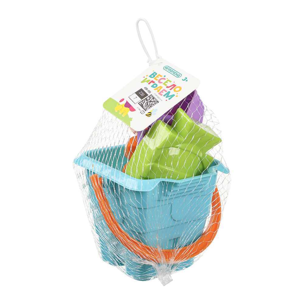 Набор для игры в песке, 6 предметов, ИГРОЛЕНД, для детей 3+, арт.№ 430-133