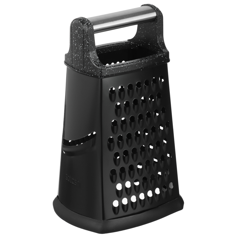 Терка 4-х сторонняя с антиналипающим покрытием тм SATOSHI 23см, нерж.сталь, арт.№ 885-145