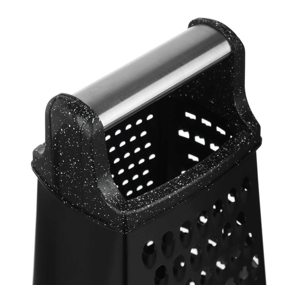 Терка 4-х сторонняя с антиналипающим покрытием тм SATOSHI 23см, нерж.сталь, арт.№ 885-145